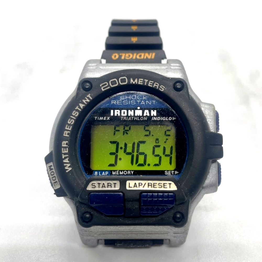Timex Triathlon 90s Ironman 8 Lap Indiglo - Shock Resistant